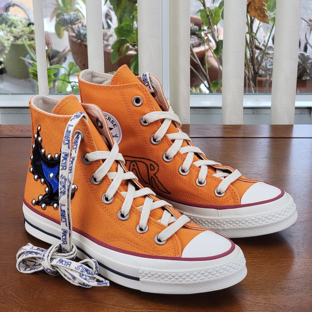 Converse x Come Tees Chuck 70 Hi 'Star' A01762C Sun Orange/Egret Size 7 Women's